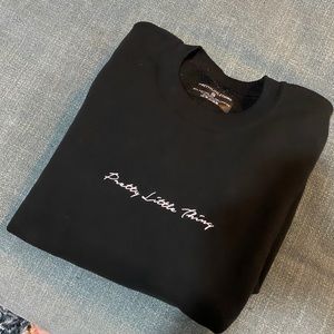 Pretty Little Thing embroidered sweatshirt